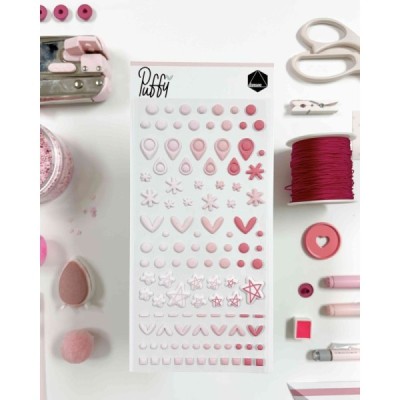 Puffy stickers - ROSA