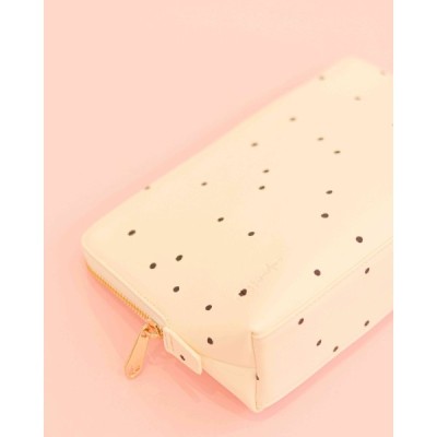 Pochette DELUXE in finta pelle Dots