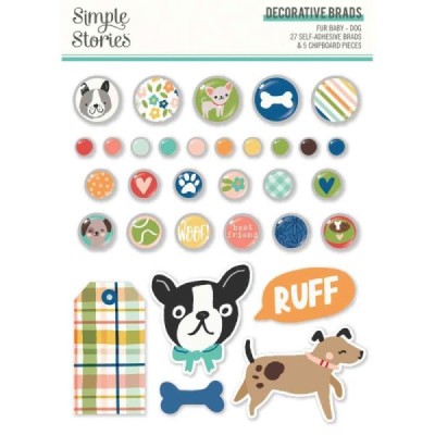 Fur Baby Dog – Decorative Brads
