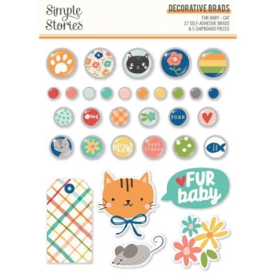 Fur baby Cat – Decorative Brads