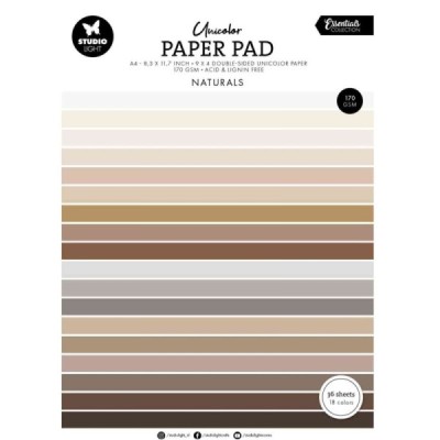 Paper pad A4 – Essentials Unicolor Natural Tones