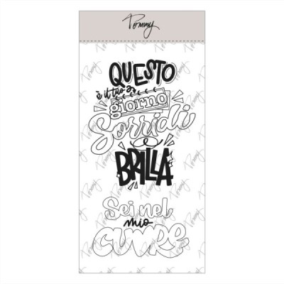 Timbro - Sorridi e brilla by Lettersofme (IN ARRIVO A GIUGNO)