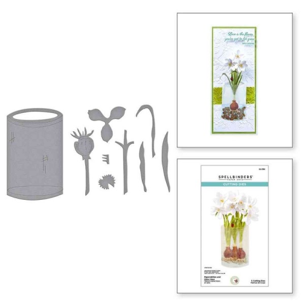 Fustella -Paperwhites and Glass Vase