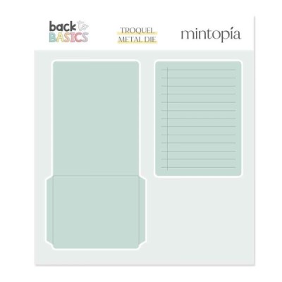 Fustella - Tag redondeado con bolsillo 3x4