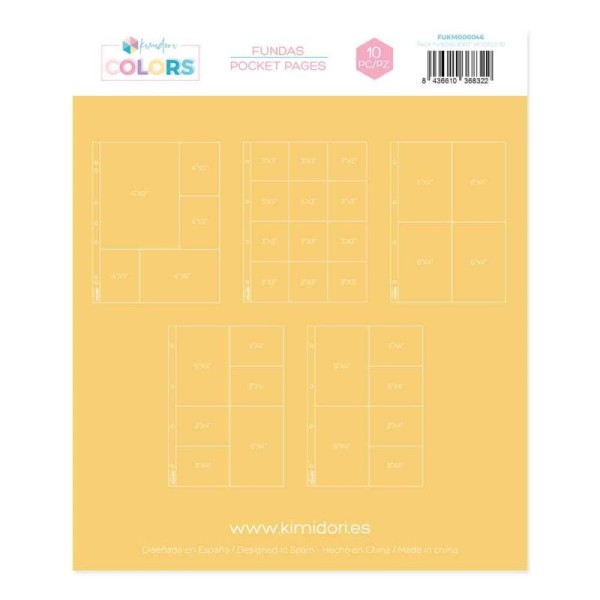 Page Protectors 9"x12" pacco misto modello 2