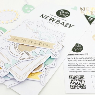 New Baby Boy - DieCut