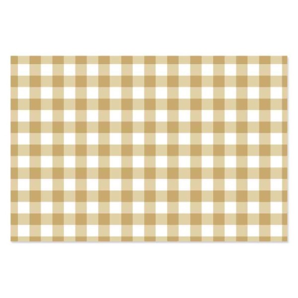Tela per rilegatura 35x50 cm - Vichy ocre