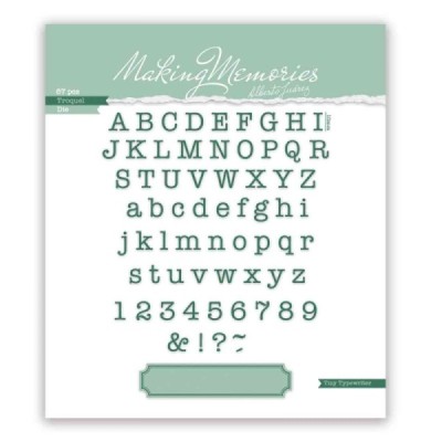 Sunny Days - Fustella Tiny Typewriter
