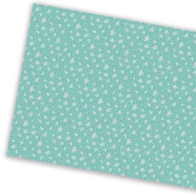 Sunny Days - Carta da rivestimento Flowers on green