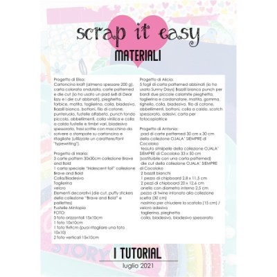 Pacchetto 4 Tutorial Luglio