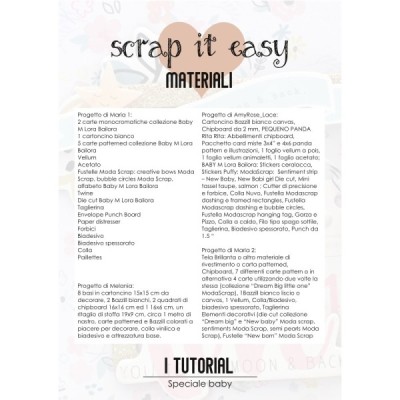 Pacchetto 4 Tutorial Speciale Baby