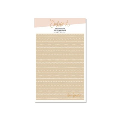 Embossing Folder -  COSTURA