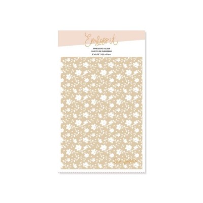 Embossing Folder -  PEONIAS