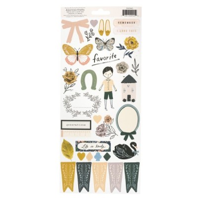 Heritage - sticker 6" x12" - stickersheet (64 piece)