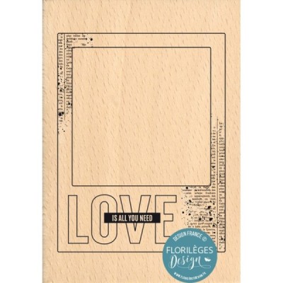 PREORDINE Liberty - Timbro in legno GRAND POLA LOVE